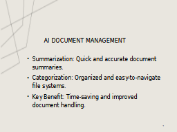 AI Document Management