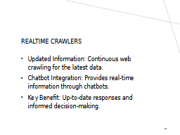 Realtime Crawlers